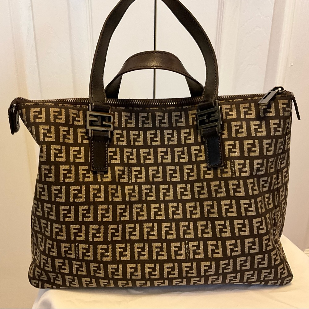 Fendi Brown Zucca PrintTote